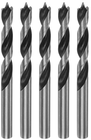QUARKZMAN 5Pcs Forets à Pointe de Centrage 9,5mm (24/64) pour Menuisierie