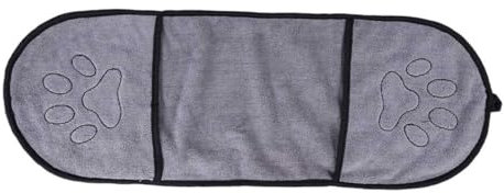 Sosoport Mikrofaser-trockentuch Für Haustiere Schnell Absorbierend Mit Eingrifftaschen Für Hunde Und Katzen Leicht Zusammenfaltbar Wiederverwendbar