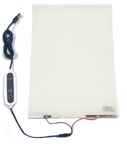 Bonxrdun Pellicola elettronica PDLC Smart Film A6 Campione PDLC commutabile Smart Film Elettrico Smart Film (10,5 cm x 16 cm)
