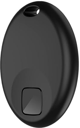 Portachiavi con dispositivo tracker, 3,6 x 4,5 x 0,81 cm, localizzatore anti-smarrimento con cicalino da 75 dB, localizzatore di posizionamento globale per portafogli, chiavi, bagagli e borse