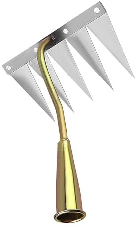 Rastrillo herbicida resistente, extractor manual para malas hierbas | Herramienta antioxidante para quitar el suelo y el deshierba, multifuncional para jardinería