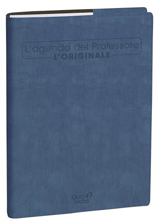 Quo Vadis Agenda 2026-2027 Le Professeur IT Roma Bleu glacé 21x27 cm