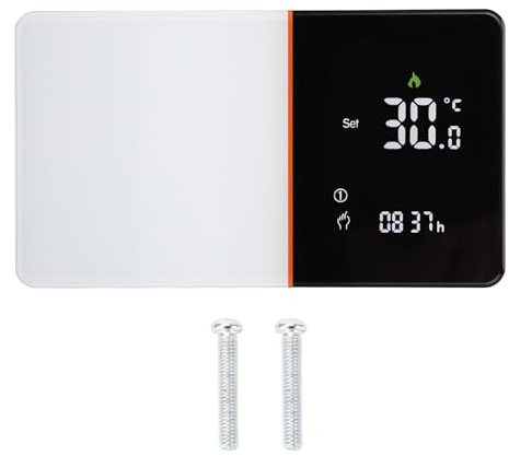 Thermostat de chauffage Gearwell, contrôleur de température électrique, thermostat programmable, calendrier 5 + 1 + 1 jour, 6 périodes de temps, fonction de minuterie, AC95-240V