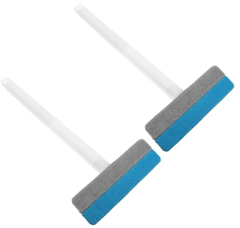 WOONEKY 2 Pezzi Pusca per Capelli per Cani Strumento di Depilazione per Animali Domestici Levapelucchi per Cuccia per Animali Domestici Depilatore in Feltro Double-Face Pp Light Grey