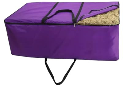 jojnsha De Stockage Foin avec Ventilation Et Poignées Renforcées pour Le Transport des Aliments du Bétail Conteneur Stockage Sec Ventilé