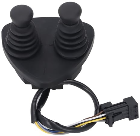 Fafeicy Reemplazo de Palanca de Mando de Doble Manija, Palanca de Control de Aleación de Aluminio 7919040052 para Cargador de Tractor Carretilla Elevadora 335 336