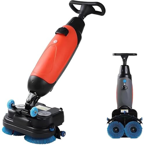 Floor Buffer Polisher Machine, Cordless Electric Dual Brush Cleaner, Efficient Commercial and Home Floor Washing, Multi-Functional, Easy to Use