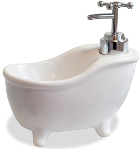 trendaffe Badewanne Seifenspender - Bath Tub Seifendosierer Flüssigseifenspender