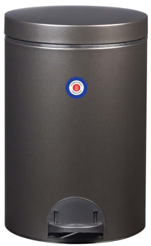 ROSSIGNOL Poubelle de cuisine, Poubelle 14L, Poubelle à pédale, Fabrication française, Seau intérieur amovible avec anse, Pratique ELORA