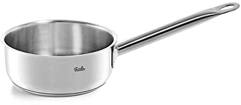 Fissler San Francisco/Edelstahl-Stielkasserolle (1,2 L - Ø 16 cm) mit Schüttrand, spülmaschinen-und backofengeeignet - Induktion