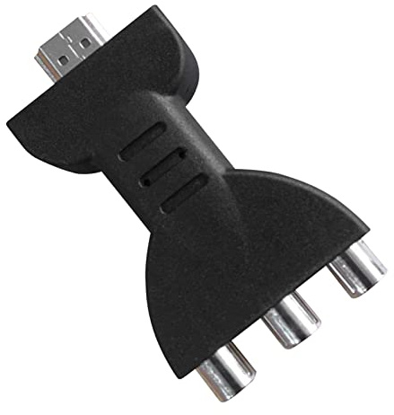 Yumili Hdmi vers Rgb pour convertisseur de composants adaptateur Hdmi vers Av pratique convertisseur Durable pour la Conversion Audio et vidéo Hd