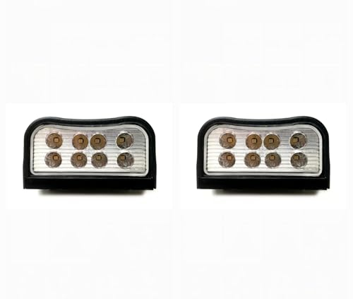 MelTruck® 2x LED Kennzeichenbeleuchtung Kennzeichenleuchte Anhänger Nummerschildleuchte