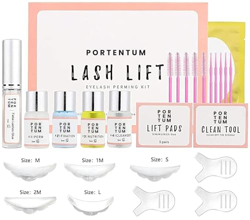 Kit de Levantamiento de Pestañas Mejorado 2024, Kit de Permanente de Pestañas Rizador Semipermanente Profesional Adecuado Para Salón y Uso Doméstico (Versión Mejorada)