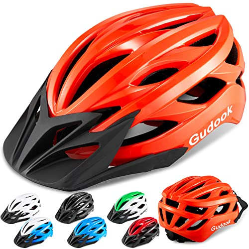 Bike Helmet Adult Men - Women Adjustable Comfort Bicycle Helmet with Visor