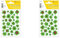 topStick 1342 Sticker Glück (155 Aufkleber, Papier, matt) selbstklebende kleine Kleeblatt/Marienkäfer Deko-Sticker für Hochzeit, Geschenk, Geburtstag, Briefe, Liebe, Dekoration, grün, 2er Pack