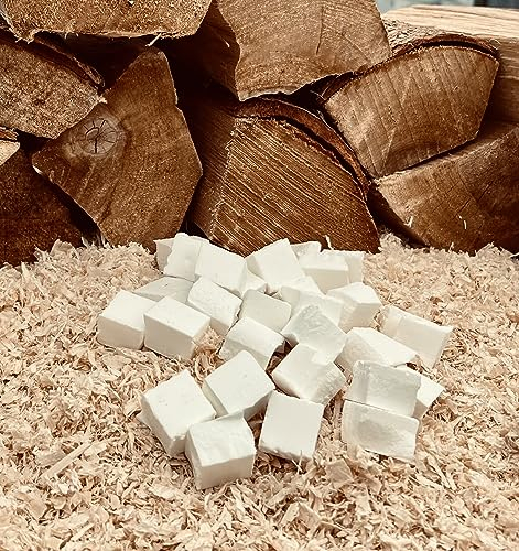 576x Anzündwürfel, Grillanzünder, Anzünder, Kaminanzünder, Feueranzünder, Ofenanzünder und Kohleanzünder in einen - Ideal für Ofen, Grill und Kamin - Inklusive Gratis Schlüsselanhänger