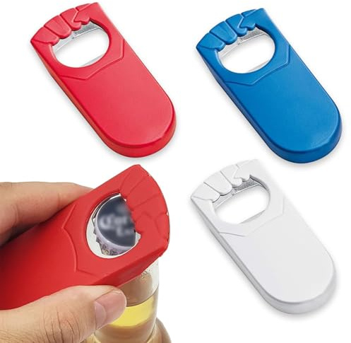 Jicyor 9PCS Apribottiglie di birra, apribottiglie personalizzate, apribottiglie di novità, apribottiglie di birra portatili per bevande, sidro bar e gadget domestici (3colors) (Pugno)