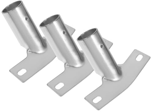 FOYTOKI 3 Stück Besenstieladapter aus Metall Ersatz Verbindungsstück für Besenkopf Bodenbesen Griffverbinder Stabile Montage für Reinigungsgeräte Vielseitig Einsetzbar
