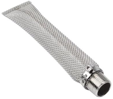YINLUCK Sieb Aus Edelstahl 304 Mit 1/2-Zoll-NPT-Gewinde, 6-Zoll-/12-Zoll-Biermaischefilter/Biermaischekessel for Bierbrauen Zu Hause(12 inch)