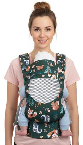 YooxArmor Mochila Portabebés,Ergonómico Portabebé Adapt para Recién 3 a 36 Meses Nacidos Desde el Nacimiento,Ajustable Cómodo y ligero, para Bebés de 3 a 30 kg