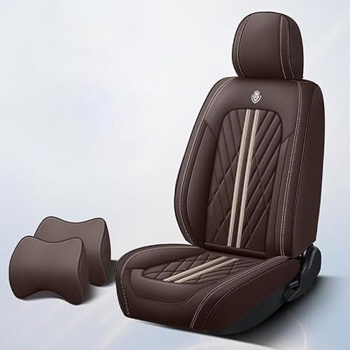 Roguzm Autositzbezüge Universal passend für VW Passat B6 Golf 4 Golf 5 Passat B5 Golf 7 Tguan Polo Golf Mk4 Passat B8 VW Golf 5 VW Golf 6 Vollschutz Nappa Sitzbezüge