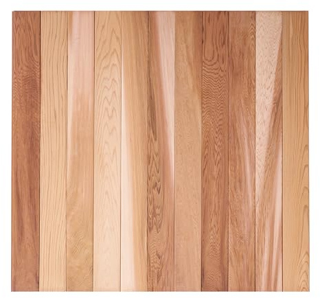 bingaai Zedernholz-Wandpaneele mit Nut und Feder, 12 mm dick, westliche rote Zedernholzdielen für Wände, Sauna, Akzentwände und DIY-Projekte, 91 cm lang, deckt 9,7 m² ab