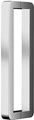 GLETSF Maniglia per Porta Scorrevole in Vetro, per Interni Ed Esterni, con Montaggio su Due Lati, in Acciaio Inox Spesso, per Fienile/Ingresso/Porta D'Ingresso/Cancello in Legno-Silver-92.5cm/36.4in