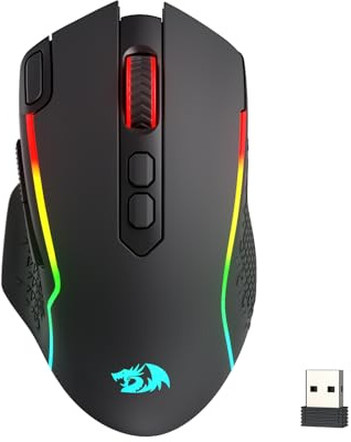 Redragon M810 MAX 3 Modi Funk Gaming Maus RGB 12000 DPI
