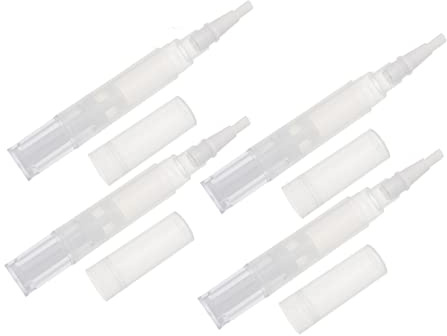 Bolígrafo Giratorio Vacío para Esmalte de Uñas 4ml 4 Piezas