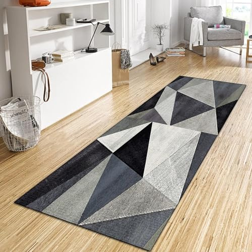 CONGCLI Alfombra Antideslizante 90 x 135 cm Lavable, Suave, Antideslizante, Vintage, Resistente, Lavable, Alfombras de Salón para Salón Lavadero Dormitorio Corredor, A