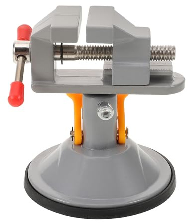 Beavorty Universal 360 Degree Swivel Mini Table Clamp Vise for Woodworking and Metalworking, Portable Bench Vise with Quick-Release Function, Sturdy Metal Clamp for DIY, Jewelry,