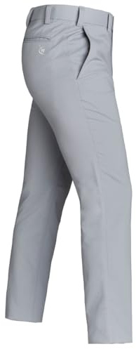 Harry Hall Men's Golf Trousers - Slim Fit, Grip Waistband, Stretch & Breathable Fabric - Quick Dry, Water Resistant Finish