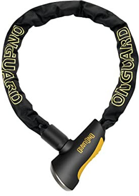 ONGUARD Bulldog Double Team Bügelschloss mit 1,2 m langem Kabel, 8,9 x 14,9 cm