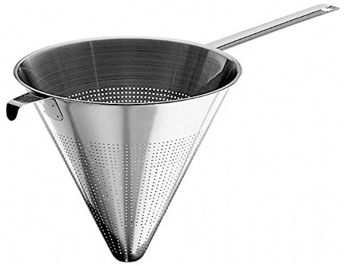 CHINOIS COLINO CINESE A CONO IN ACCIAIO INOX D.24 PINTINOX