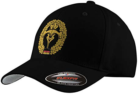 Copytec Flexfit Kappe Pioniere Bundeswehr Truppengattung Barett Einheit#36209, Farbe:Schwarz, Flexfit Kappe:L/XL