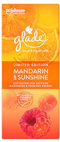 Glade Touch & Fresh (Brise One Touch) Nachfüller, Lufterfrischer Minispray, Mandarin & Sunshine, 1er Pack (10 ml)