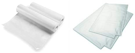 Lacor, Bobinas De Tubo De Plástico 69052, 2 Unidades, 28 Cm X 5M / 22 Cm X 5M (105 Micras) + - 69053-25 Bolsas De Vacío 16X20 Cms.