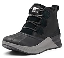 Sorel Women's Out N About III Classic Waterproof Boots - Black, Grill - Size 6.5
