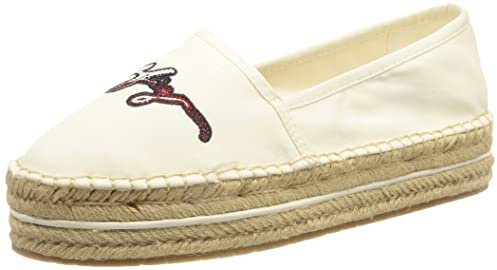 Tommy Hilfiger Signature Espadrille, Pantofole Donna, Avorio, 39 EU