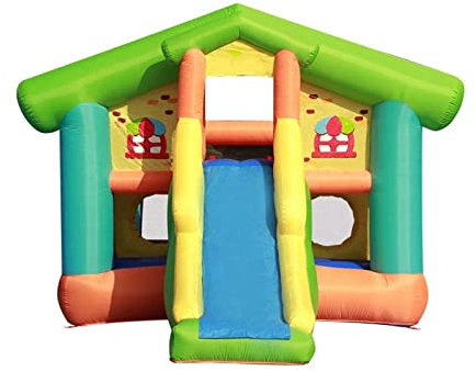 Decorsure Casa de Rebote de Aire de trampolín Inflable con soplador, tobogán Inflable y Piscina Castillo Inflable Saltador Parque Infantil