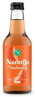 KOMBUCHA NARANJA realfooding 250ml. – peut être utilisé régulièrement selon les besoins individuels, produit spécialisé pour un usage quotidien, contenance 250 ml et facilite la prise en charge de vot