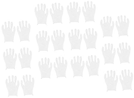 DOITOOL 12 Paar Arbeitsschutzhandschuhe Aus Reiner Baumwolle Weiß Gepolstert Universell Einsetzbar Komfortabel Für Garten Und Handwerk