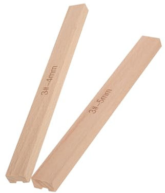 NUOBESTY 2piezas Ruler Antidesbordamiento Para Pegamento De Herramienta De Costura De Madera Para Proyectos De Manualidades y Guía Para Aplicar Adhesivo