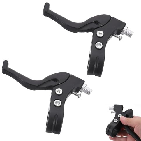 HXHWKEN 1 Pair Bicycle Brake Lever Black Universal Plastics Handle Brake Cycling Brake Levers 2.2cm Diameter for MTB Mountain Bike Road Bicycle