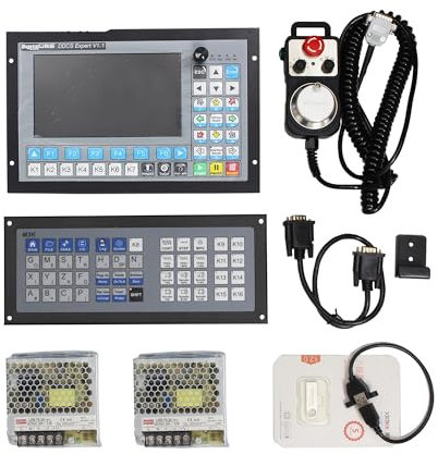AIRUIXI Controller di Movimento autonomo Kit Controller di Movimento Offline CNC Esperto DDCS a 4 Assi a 5 Assi for fresatrice for Incisione su Router(5 Axis Kit)