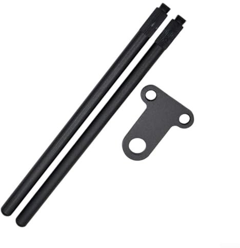 Sumsoctober Angelbissanzeiger-Halterungen, Metall-Bissanzeiger-Halterung, winddichte Clips, Fixierschutz, Länge 16 cm, einfach zu installieren (A)