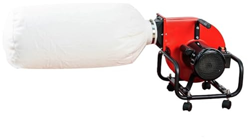 SunnyFurn Vertical Woodworking Dust Collector, 1500w High-Power Vacuum System, Electric Dust Extraction Machine, Workshop Cleaning Unit