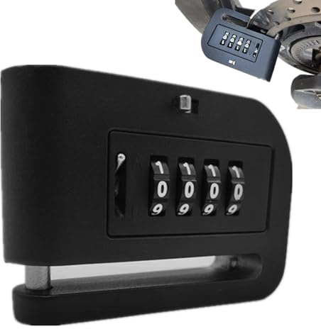 Antivol de Frein à Disque pour Scooter, antivol pour Moto | Antivol pour Scooter réinitialisable - Serrure de résistante à l'usure, Serrure de Frein à Disque Portable pour la Vie Quotidienne