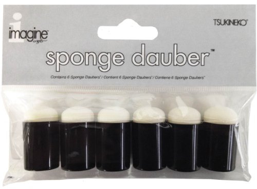 Tsukineko Sponge Daubers 6pc