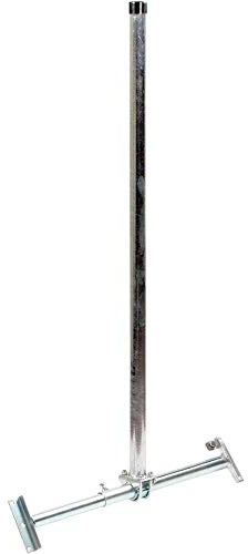 Fuba DSP 130 Dachsparrenhalter - (TÜV-geprüft für Satellitenschüsseln bis 1,0m Durchmesser)* - Halterung Sat Antenne Dachmontage - Breite: 52cm bis 85cm, Höhe: 130cm, Ø 48mm, Kabeldurchführung